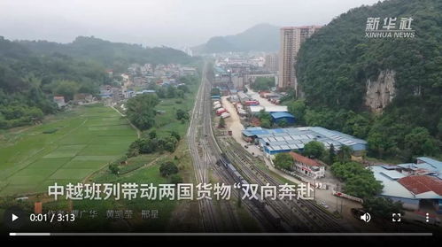 中越班列带动两国货物 双向奔赴